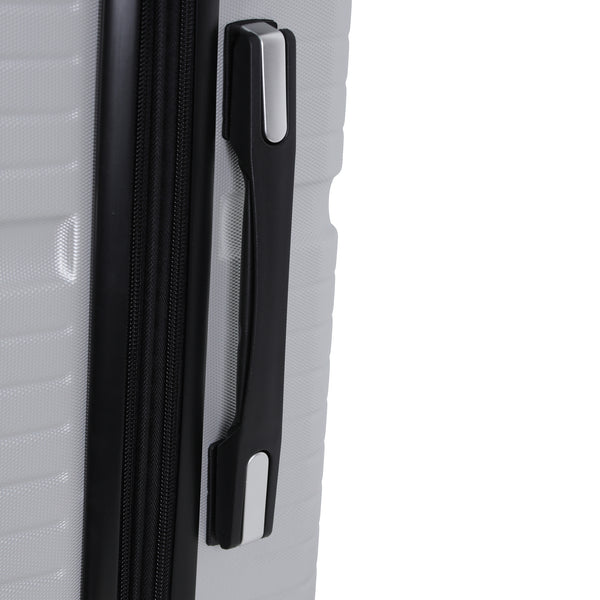 SILVER GREY 20" OVERHEAD CABIN SUITCASE