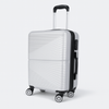 SILVER GREY 20" OVERHEAD CABIN SUITCASE
