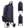 NAVY Heavy-Duty Shopping Trolley Grocery Cart