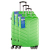 Green 3-Piece Luggage Set - New 4-Wheel 360-Degree Hard Case Trolley