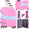 set of 3 suitcase luggage set