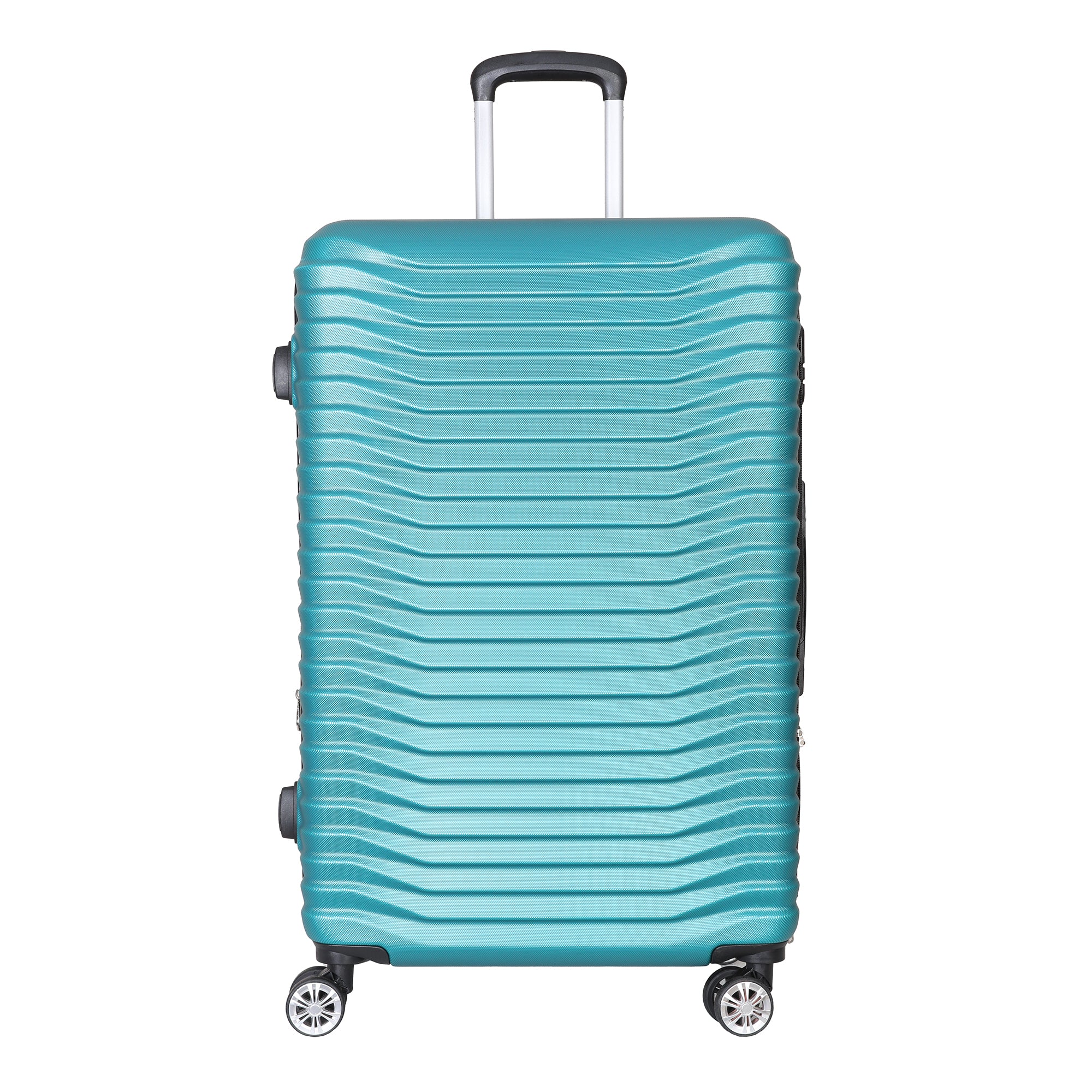TEAL 3 PIECE LUGGAGE SUITCASE SET