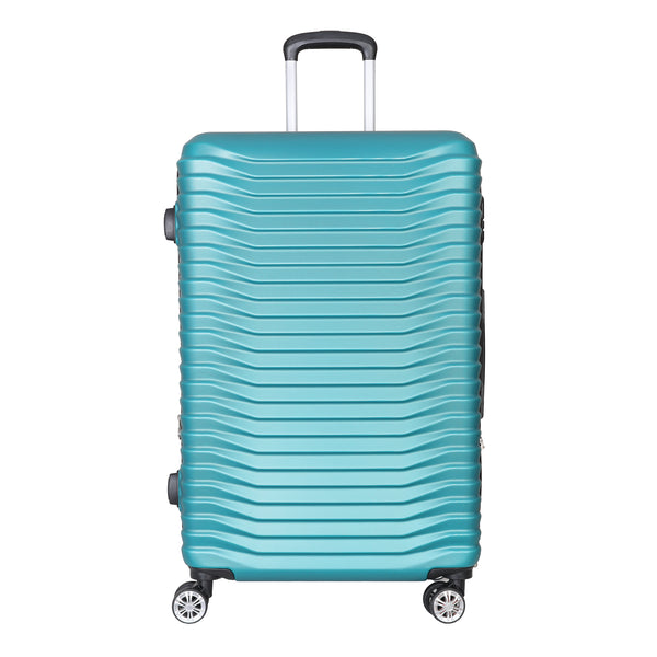 TEAL 3 PIECE LUGGAGE SUITCASE SET