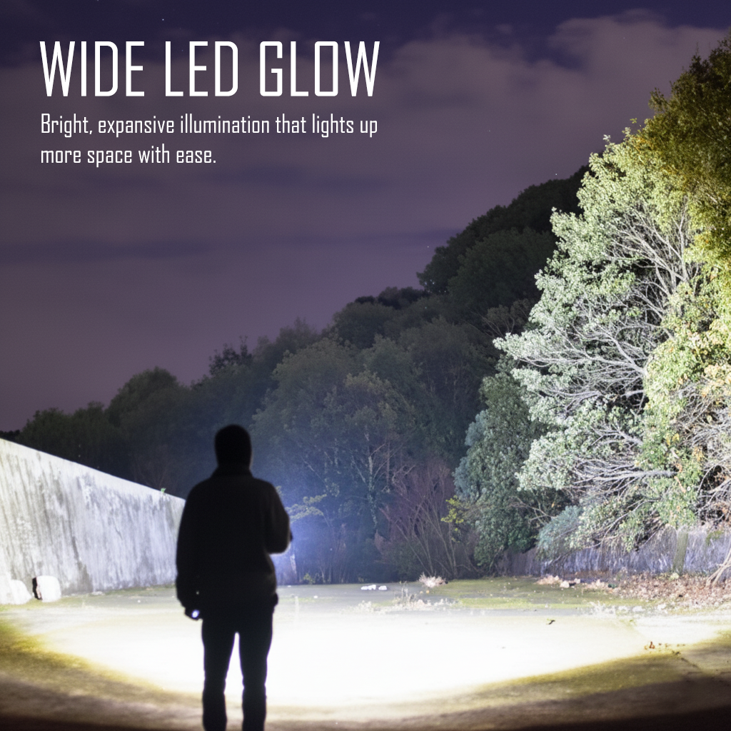 Quad Core Rechargeable LED Flashlight