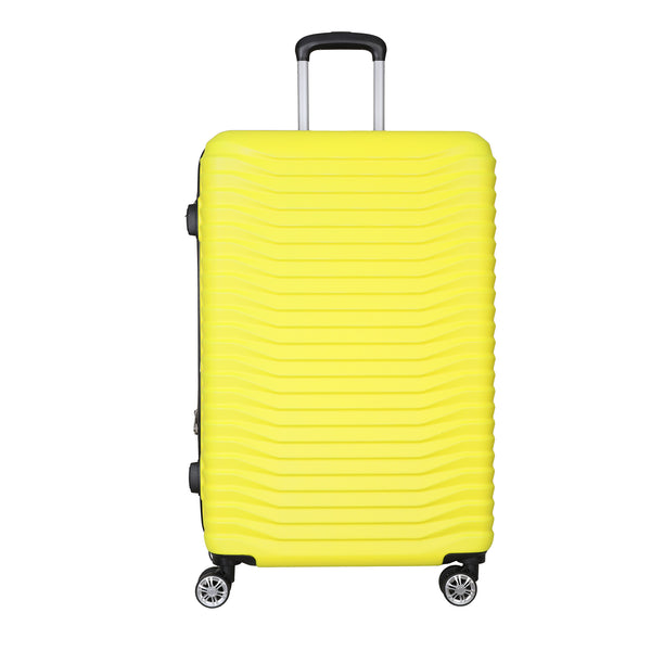 YELLOW 3 PIECE LUGGAGE SUITCASE SET