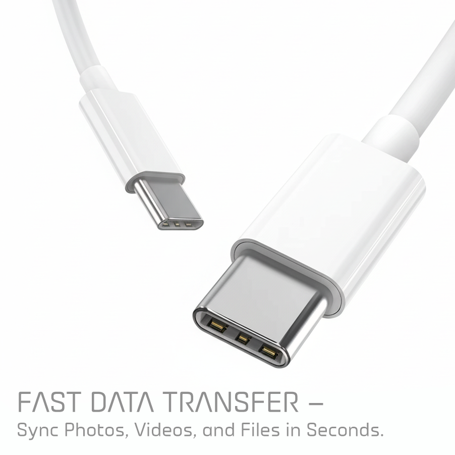 Travel USB C to USB C Cable 1M (1 METER)