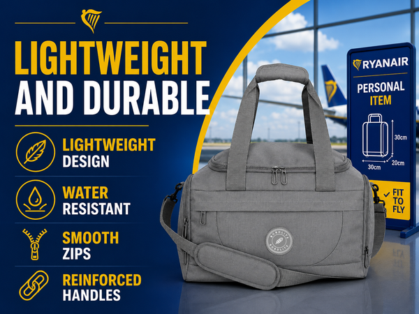 Mustard Carry On Underseat Cabin Bag for Ryanair & Wizz 40x30x20cm