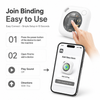 1 x White AirTag Tracker for Apple
