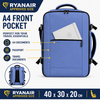 Purple Ryanair 40x30x20cm Underseat Backpack