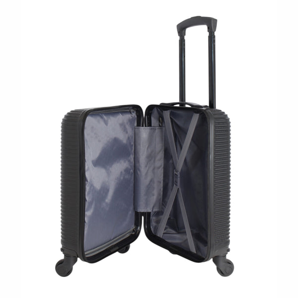 Bordlite Black Cabin Suitcase 40x30x20cm Ryanair Underseat Luggage