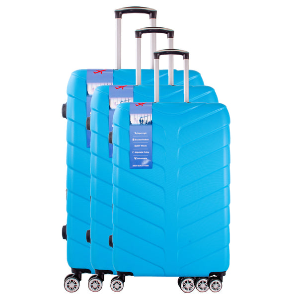 set of 3 suitcase luggage set