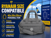 Blue Carry On Underseat Cabin Bag for Ryanair & Wizz 40x30x20cm