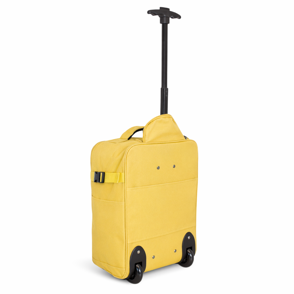 Mustard Underseat Cabin Bag 45x36x20 EasyJet Approved Trolley Case