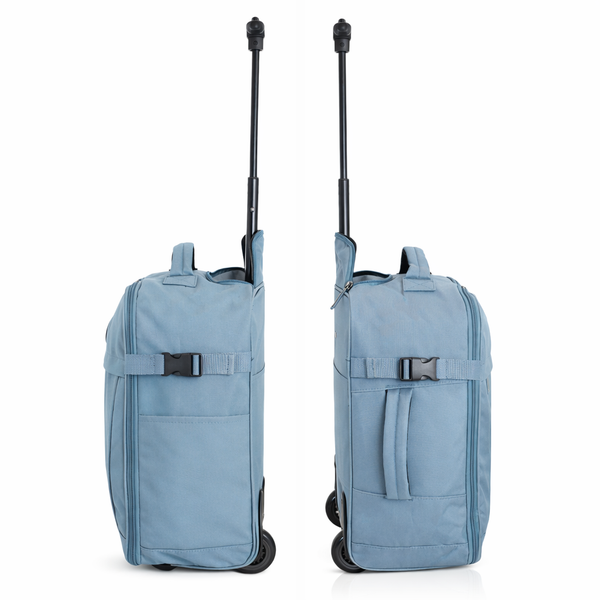 Blue Underseat Cabin Bag 45x36x20 EasyJet Approved Trolley Case