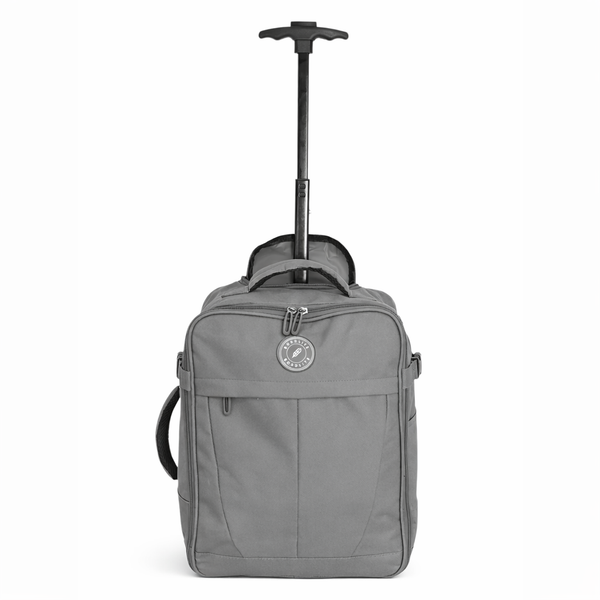 Grey Underseat Cabin Bag 45x36x20 EasyJet Approved Trolley Case