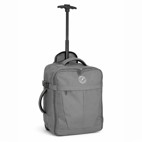 Grey Underseat Cabin Bag 45x36x20 EasyJet Approved Trolley Case