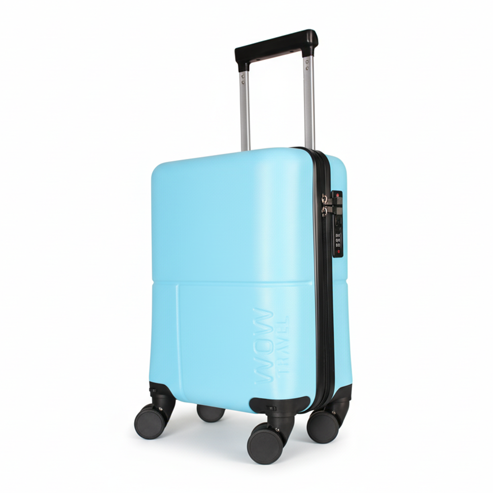 SKY BLUE WOW TRAVEL UNDERSEAT CABIN BAG  RYANAIR - WIZZAIR 40x30x20 *NEW SIZE*
