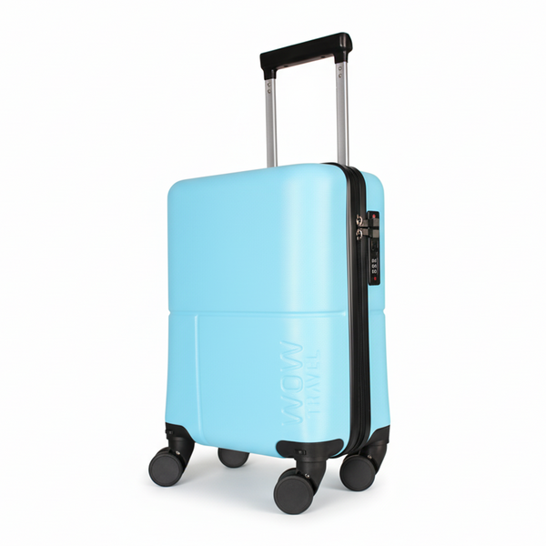 SKY BLUE WOW TRAVEL UNDERSEAT CABIN BAG  RYANAIR - WIZZAIR 40x30x20 *NEW SIZE*