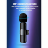 Wireless Lavalier Microphones 2 Pack USB C Clip On