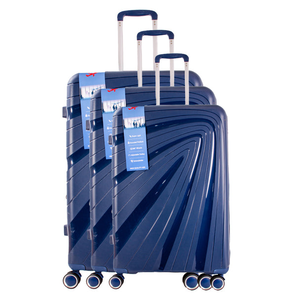 set of 3 suitcase luggage set