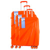 Orange Set of 3 Suitcases