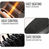 Black Mini Hair Straightener Cordless Rechargeable Portable Straightener Brush