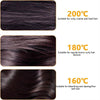 Black Mini Hair Straightener Cordless Rechargeable Portable Straightener Brush