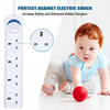 2m Extension Lead 4 Way Power Strip with Safety Switch 10A 1700W UK Plug Wall Mountable