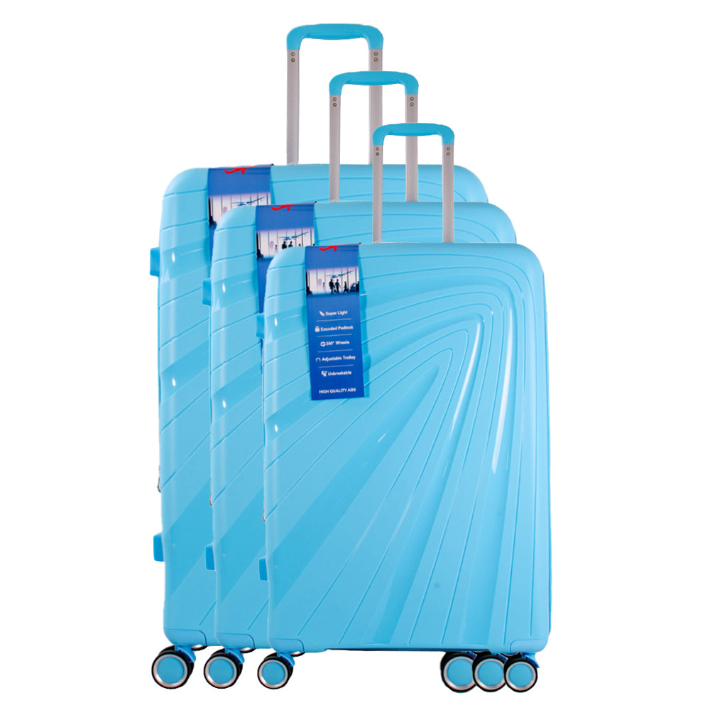 set of 3 suitcase luggage set