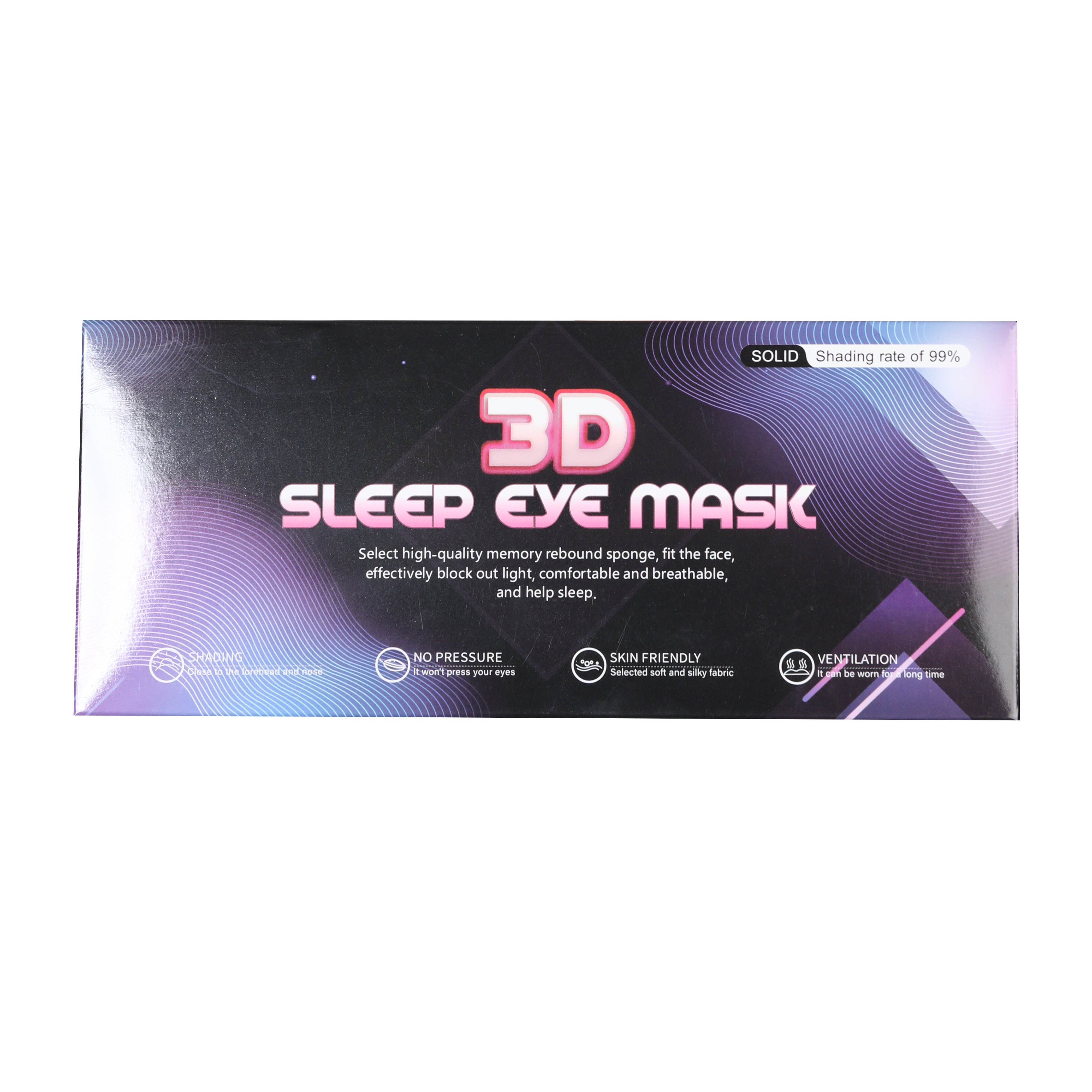 100% Blackout Sleep Masks for Women & Men - Zero Eye Pressure Sleeping Eye Mask- Ergonomic Design 3D Cutout Eye Movement Friendly, Ultra Soft & Comfortable Eye Mask for Sleep/Nap/Travel