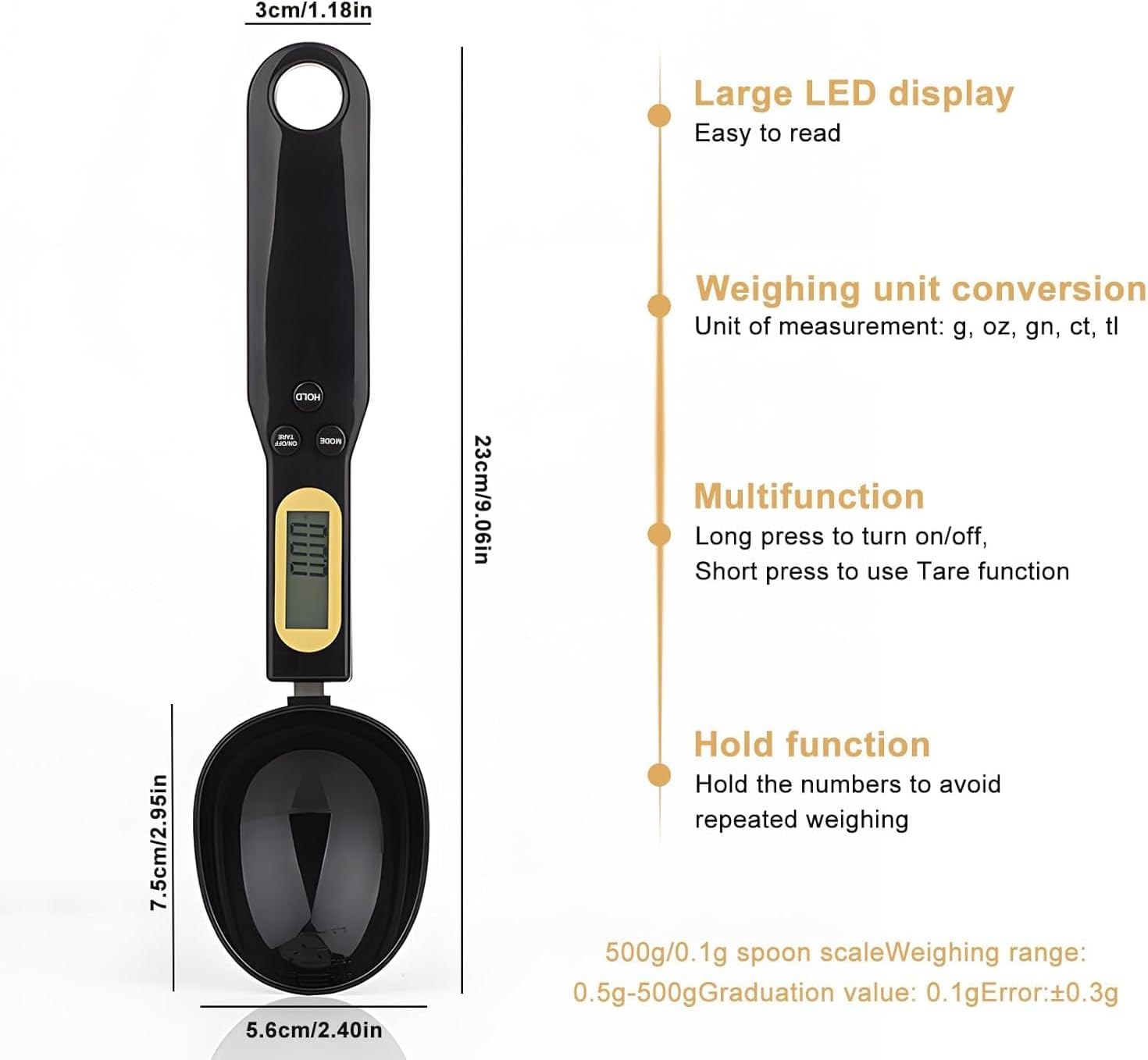 Green Digital Measuring Spoon Scale