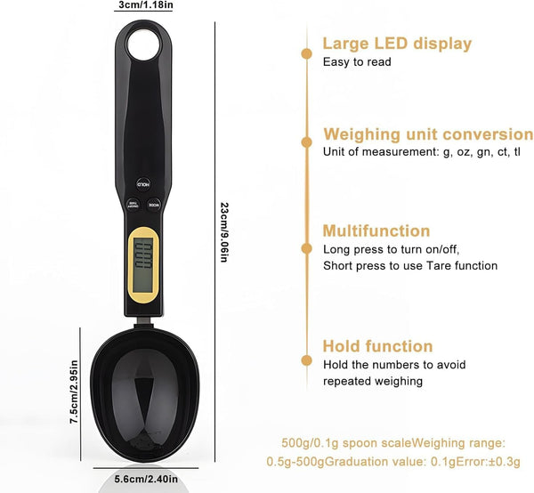 Green Digital Measuring Spoon Scale