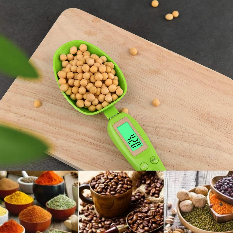 Green Digital Measuring Spoon Scale