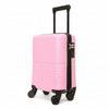 Pink WOW Travel 40x30x20cm Ryanair approved underseat cabin suitcase lightweight hard shell

